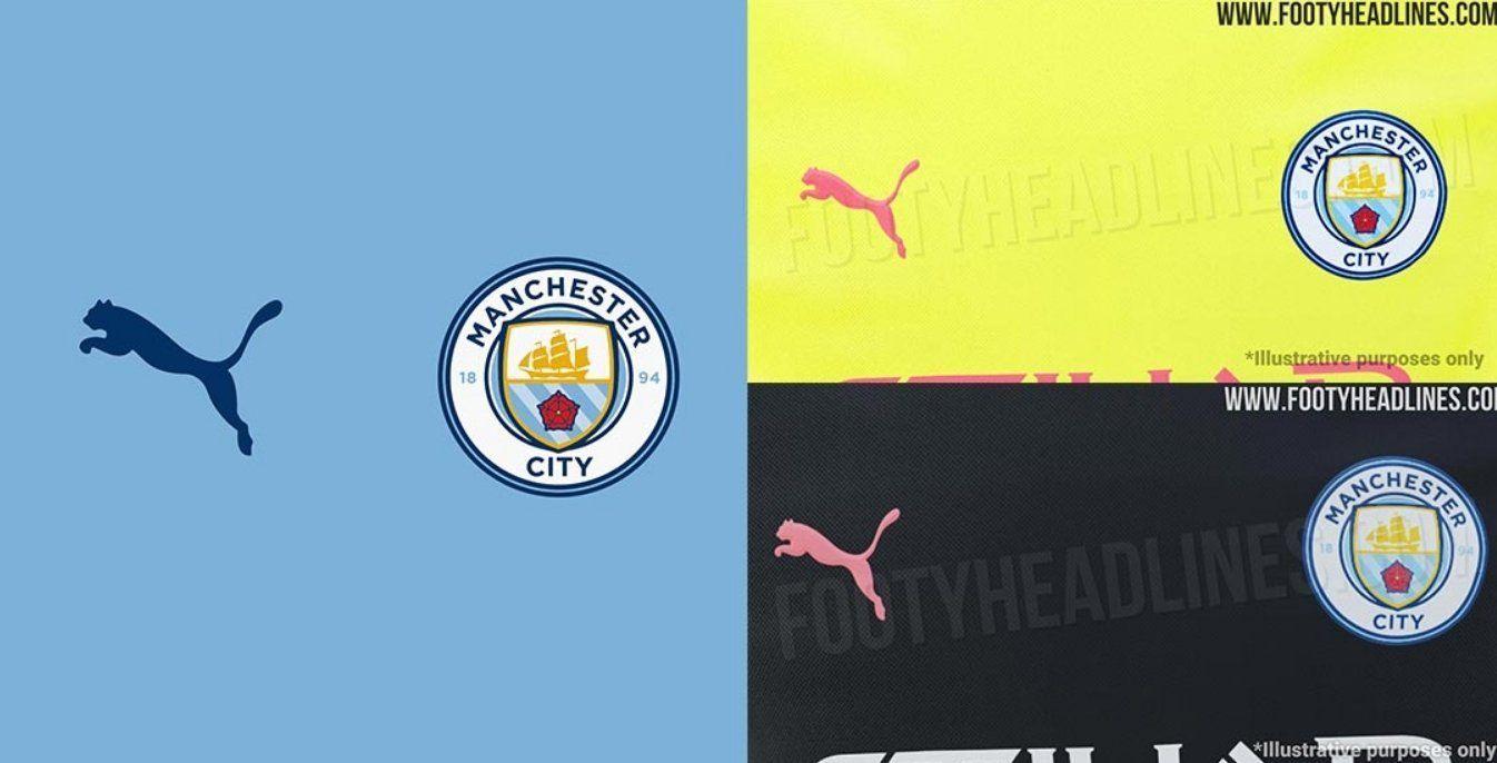 Black and Yellow Man Logo - Blue, Black & Fizzy Yellow: What we know about Man City's 2019-20 ...