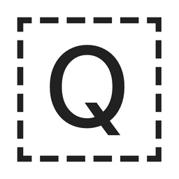 Q and U Letter Logo - Regional Indicator Symbol Letter Q Emoji (U+1F1F6)