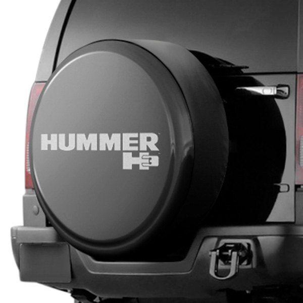Hummer H3 Logo - Boomerang® H3 2006 Rigid Series™ Spare Tire Cover