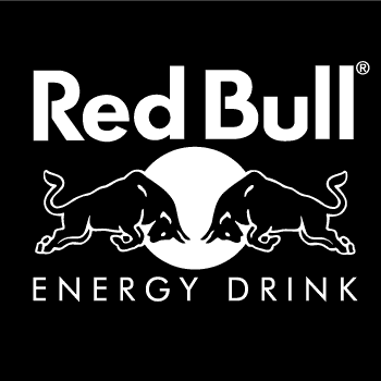 Black White and Red Bull Logo - A Red Bull a day keeps the doctor away!!. Everything