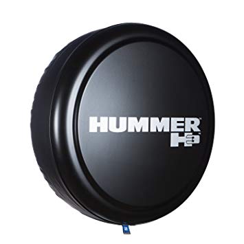 Hummer H3 Logo - Rigid Tire Cover Plastic Face & Fabric Vinyl Band
