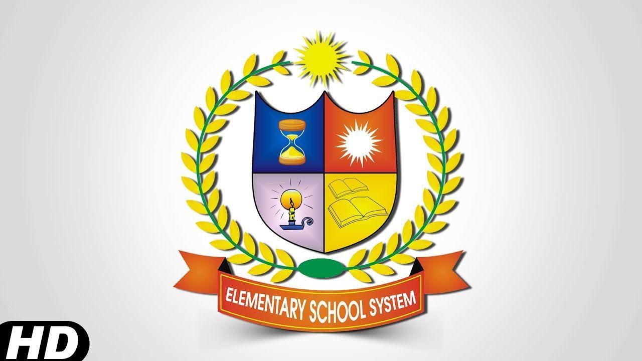 School Logo - Coreldraw Tutorial || How to make School Logo Design in CorelDraw ...