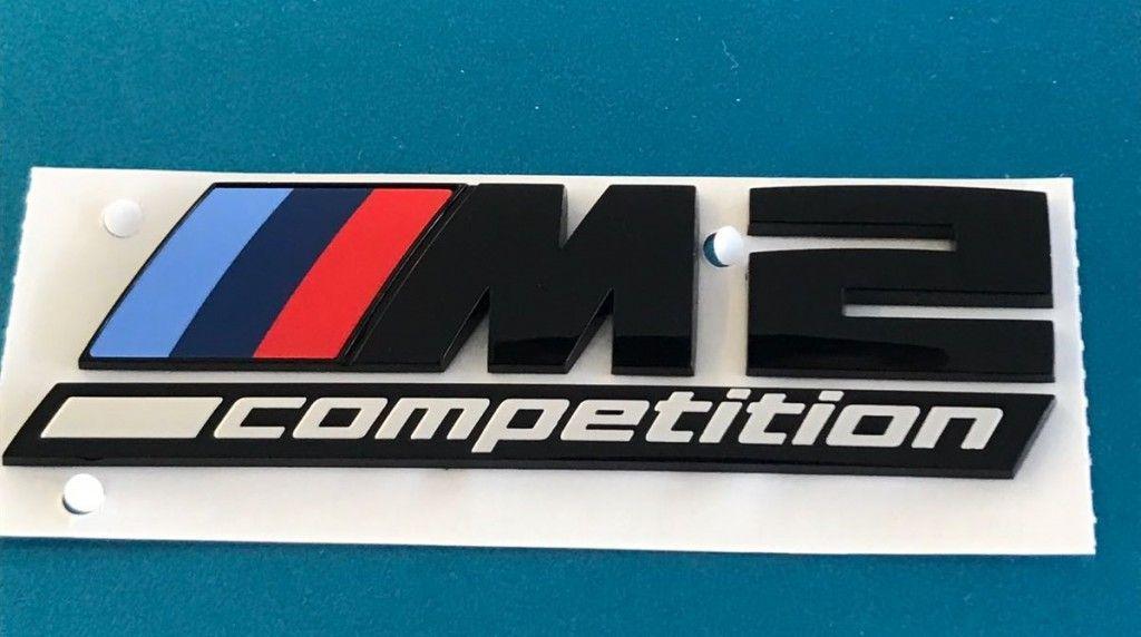 BMW M2 Logo - BMW M2 Competition Schriftzug schwarz