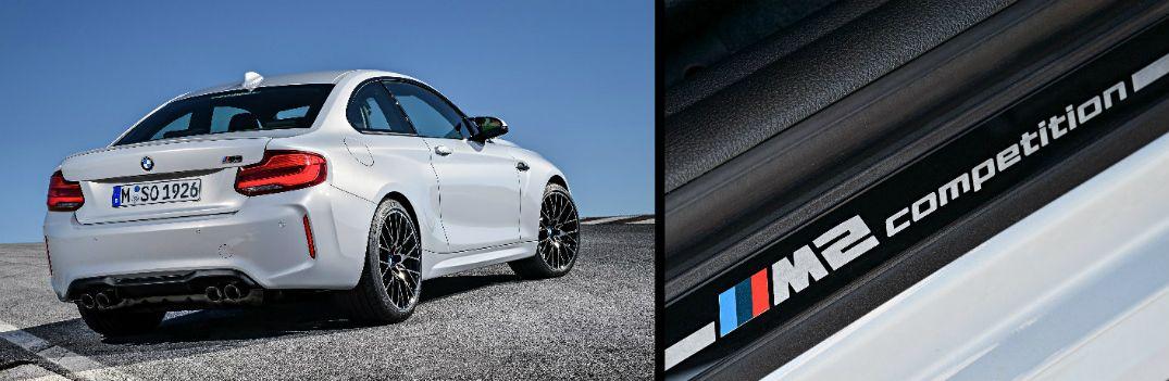BMW M2 Logo - Rear-View-of-White-2019-BMW-M2-Competition-and-M2-Competition-Logo ...