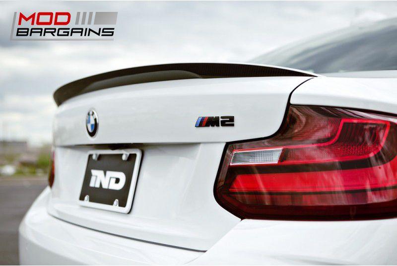 BMW M2 Logo - Painted Trunk Emblem for BMW M2 F87 - IND-F87-M2TB