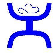 Hooey Logo - Hooey Decal 6 (blue)