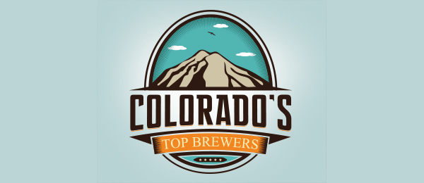 Colorado Mountain Logo - 50+ Creative Mountain Logo Designs Showcase - Hative