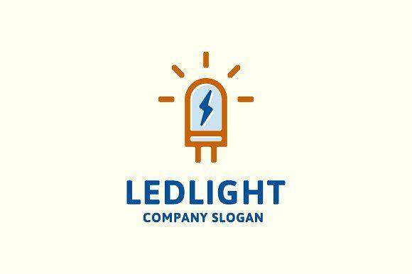Light Company Logo - Led Light Logo Logo Templates Creative Market