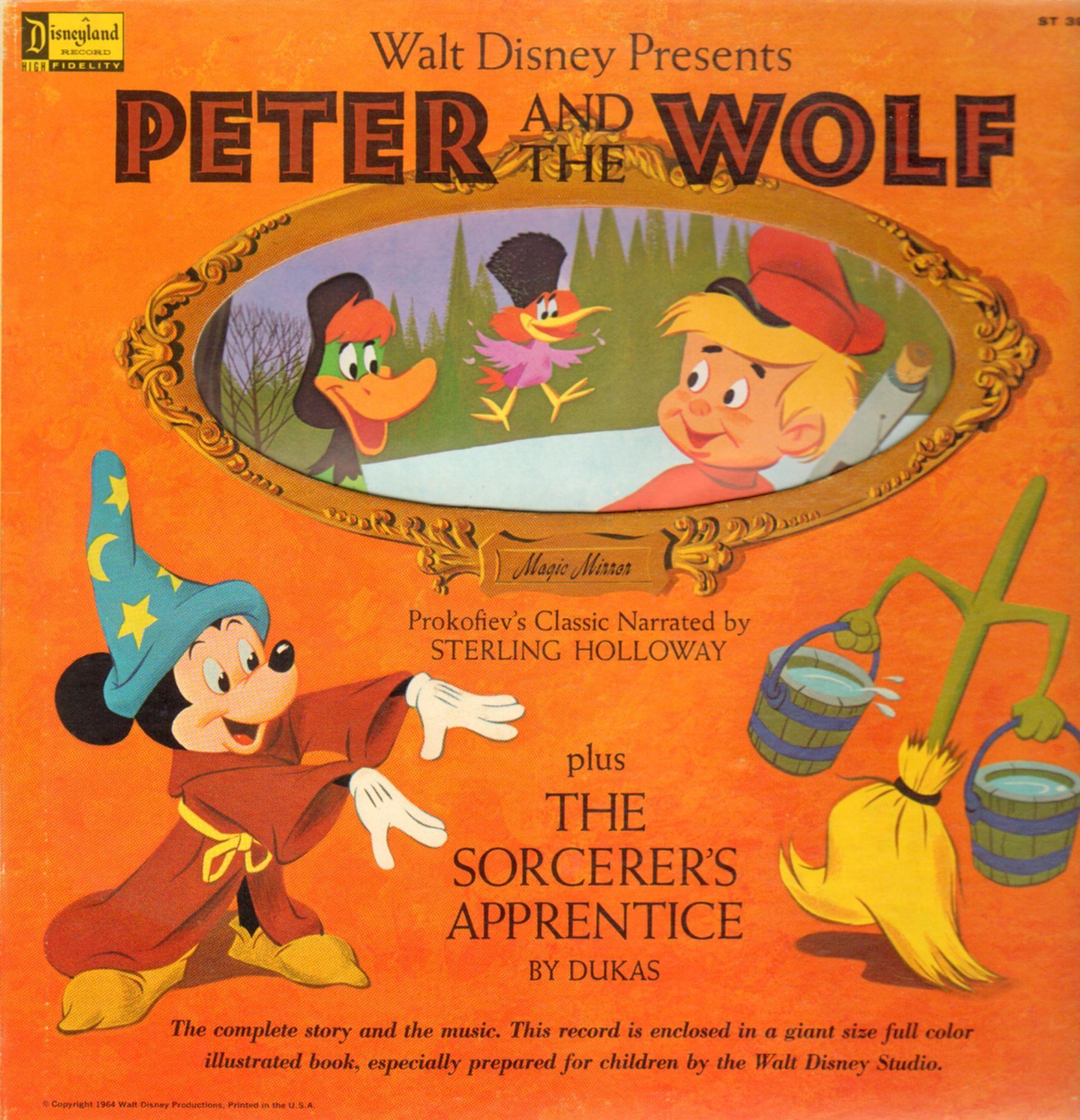 Disneyland Walt Disney Presents Logo - Walt Disney Presents Peter and the Wolf plus The Sorcerer's