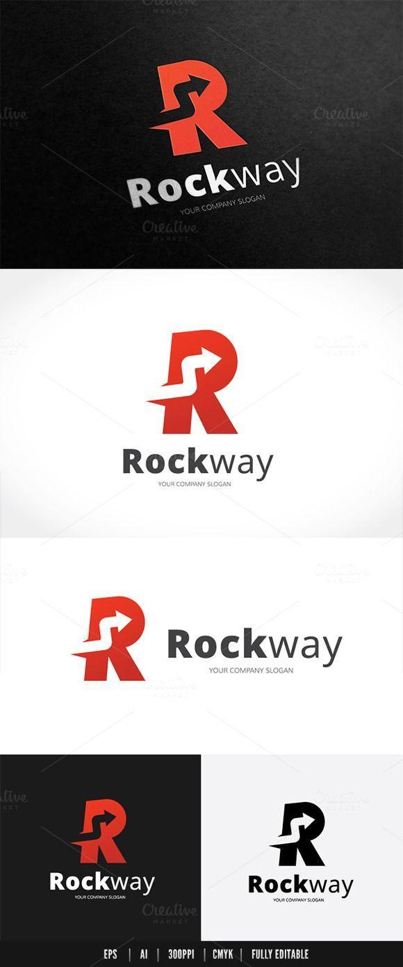 Super R Logo - R Logo Rock Way logo by Super Pig Shop on @creativemarket | Maximum ...