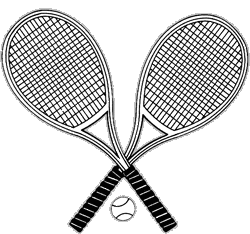 Tennis Racket Logo - Pictures of Crossed Tennis Rackets - kidskunst.info