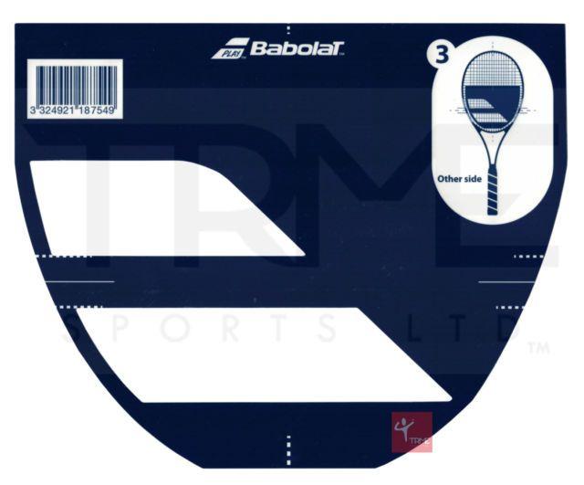 Tennis Racket Logo - Babolat Tennis Racket String Stencil Logo | eBay