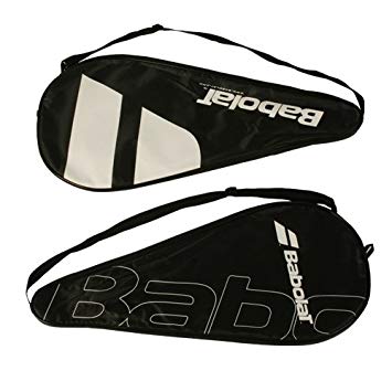 Tennis Racket Logo - Babolat Tennis Racket Cover Case In Black With Logo and Strap