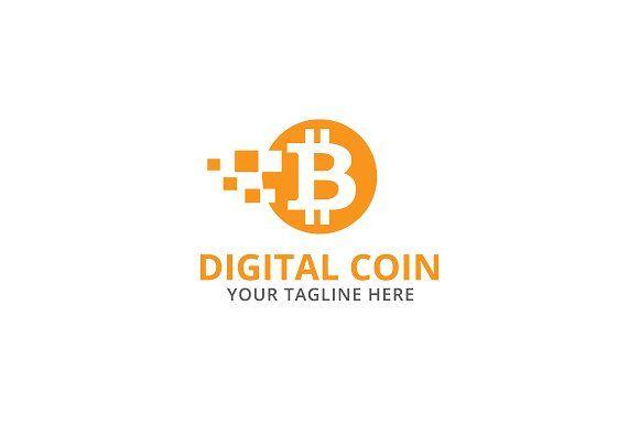 Coin Logo - Digital Coin Logo Template Logo Templates Creative Market