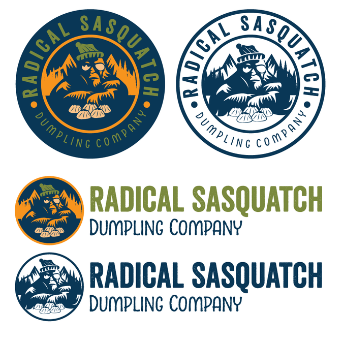 Sasquatch Logo - Radical Sasquatch food truck logo. Logo & social media pack contest