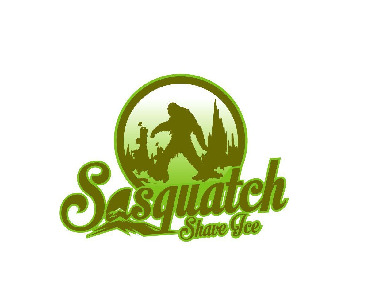 Sasquatch Logo - Playful, Bold, Food Store Logo Design for Sasquatch Shave Ice