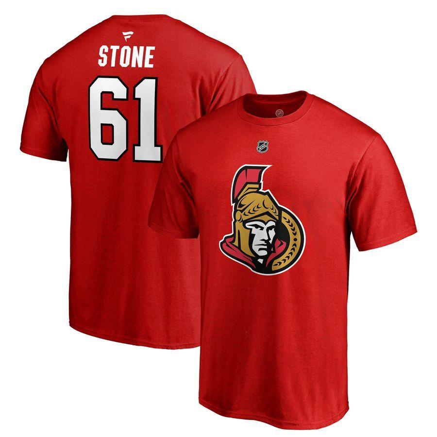 Red Mark Clothing Logo - Men's Ottawa Senators Mark Stone Fanatics Branded Red Authentic ...