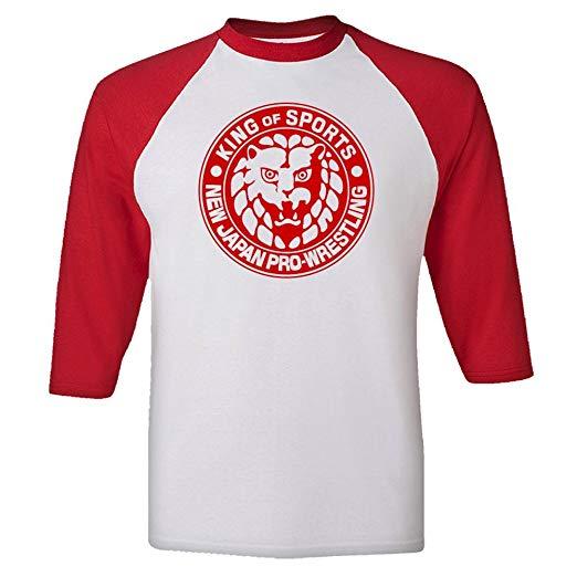 Red Mark Clothing Logo - Adult New Japan Pro Wrestling Lion Mark Logo Red
