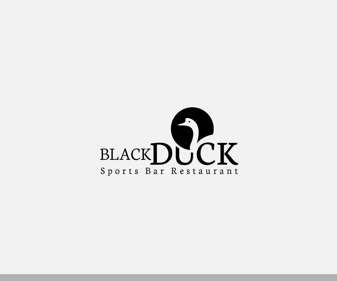 Duck Company Logo - Business Logo Design for Black Duck Sports Bar Restaurant, Koh Samui ...