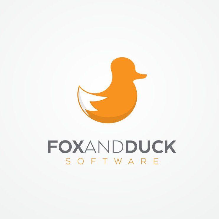 Duck Company Logo - Fox and Duck logo design. online shop logo. Logos