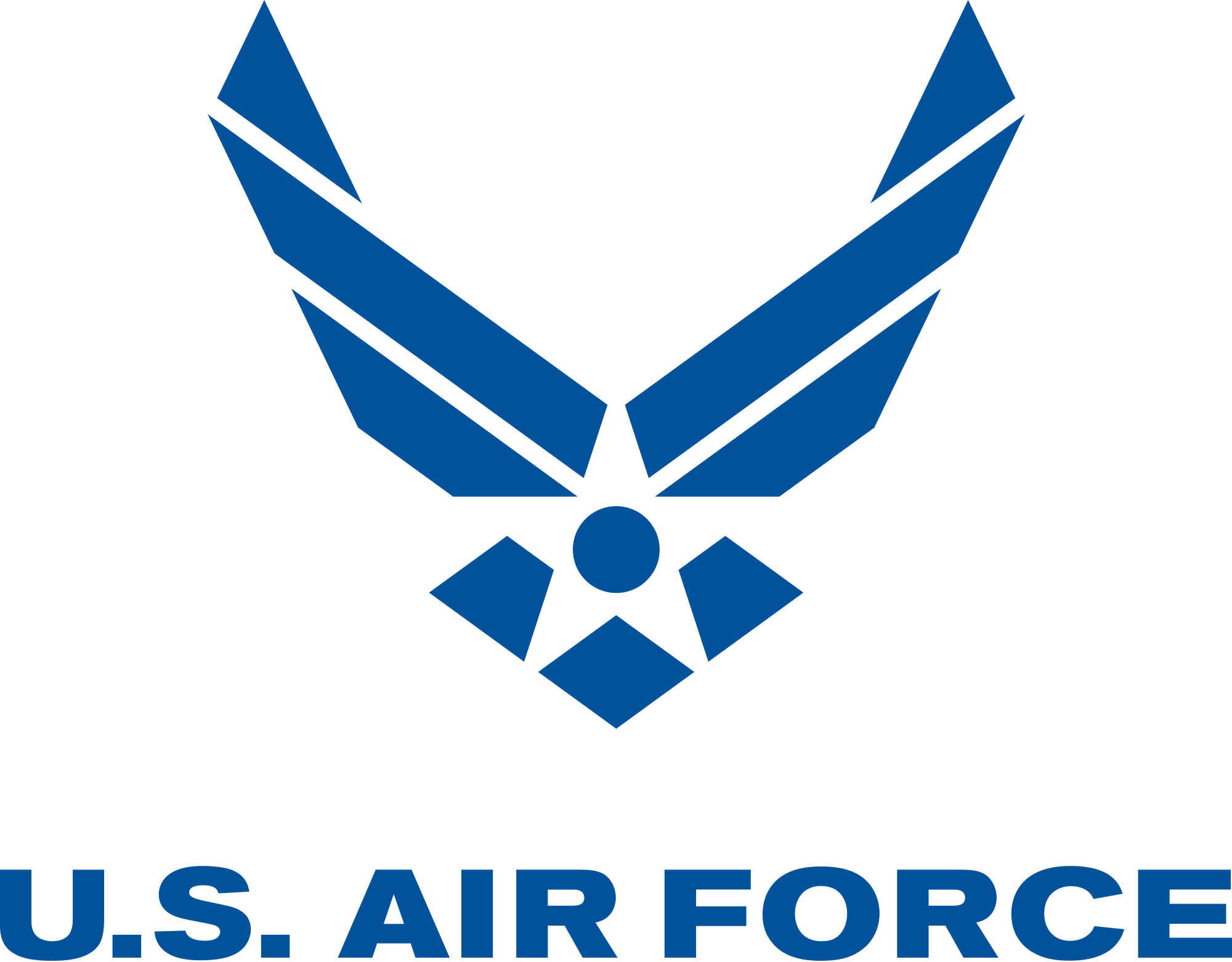 Us Air Force Logo - File:US Air Force Logo Solid Colour.svg - Wikimedia Commons