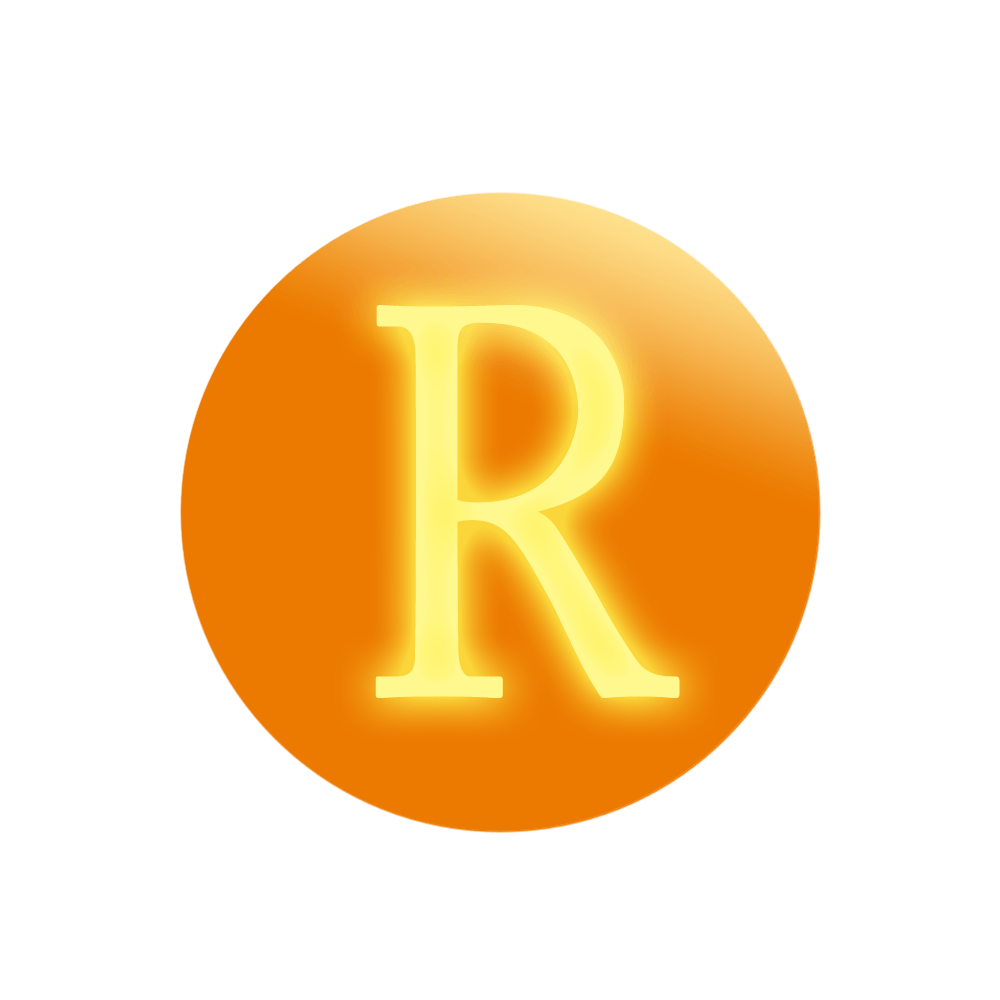 Orange R Logo - R LOGO