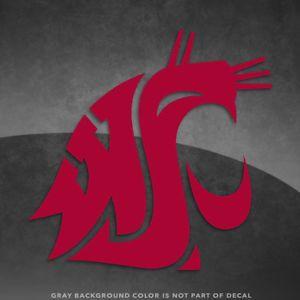 Washington State Logo - Washington State Cougars Logo Vinyl Decal Sticker and Up