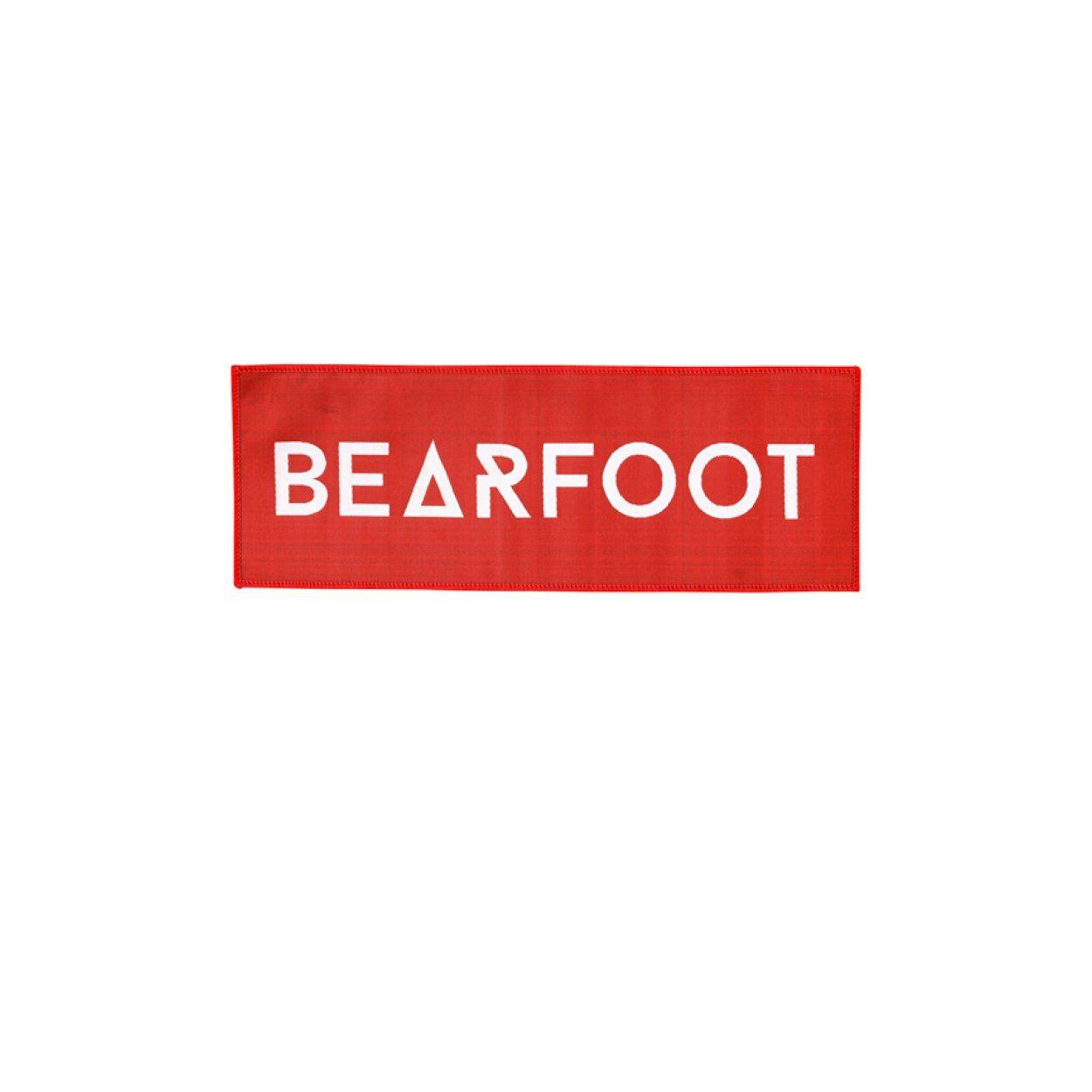 Red Rectangle Logo - Bearfoot Patch Red Rectangle Small