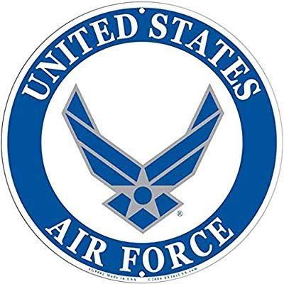 New USAF Logo - Amazon.com: USAF Air Force Logo Aluminum Sign 12