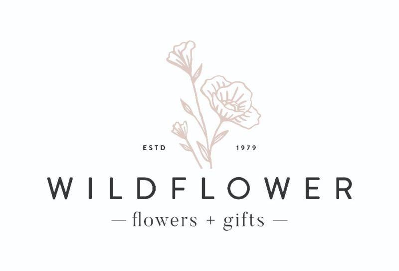 Flower Text Logo - Wildflower - San Clemente, CA 92672