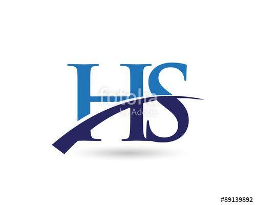 HS Logo - HS Logo Letter Swoosh Stock Image And Royalty Free Vector Files