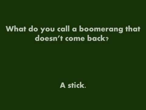 Funny Boomerang Logo - 15 Of The Funniest Jokes To Tell People -- Funny One Liner Jokes ...
