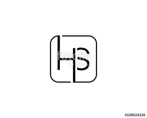 HS Logo - HS Letter Logo Stock Image And Royalty Free Vector Files On Fotolia
