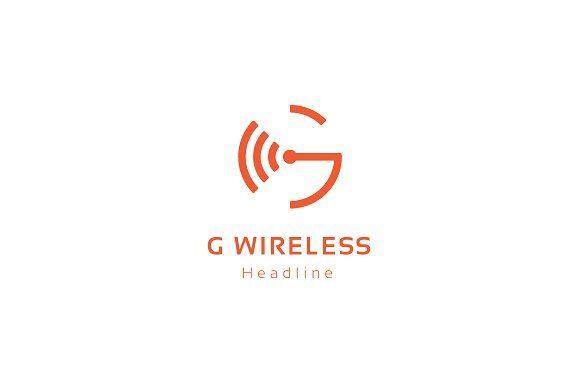 Wireless Company Logo - G wireless logo. ~ Logo Templates ~ Creative Market