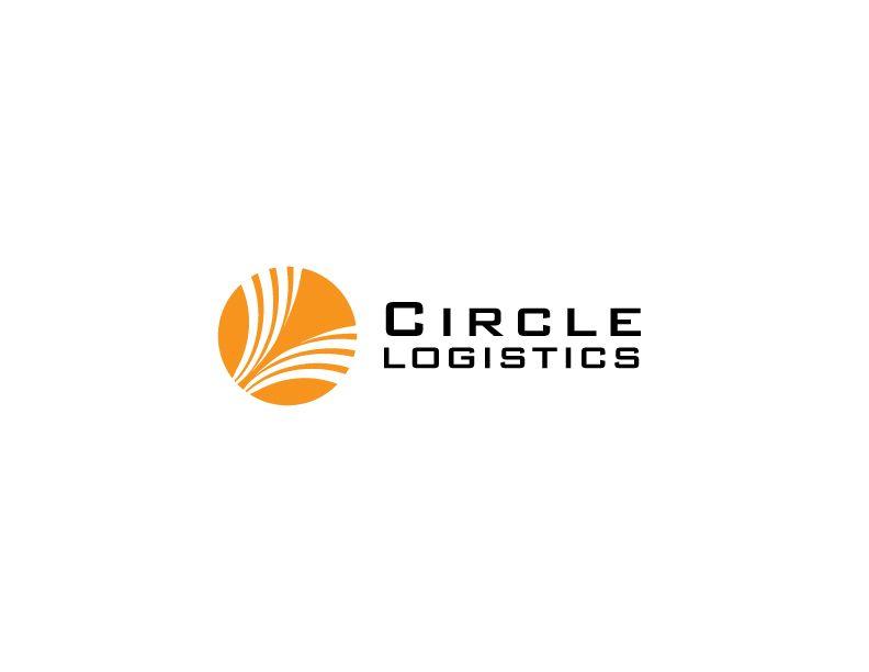 With Orange Circle Transportation Company Logo - It Company Logo Design for Circle Logistics, Inc Personalized