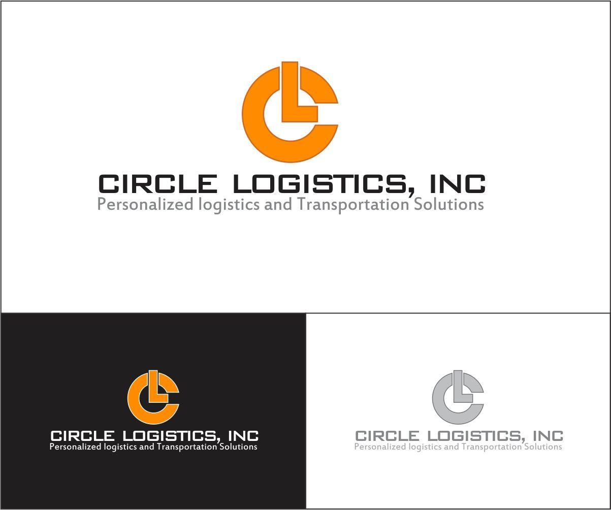 With Orange Circle Transportation Company Logo - It Company Logo Design for Circle Logistics, Inc Personalized ...