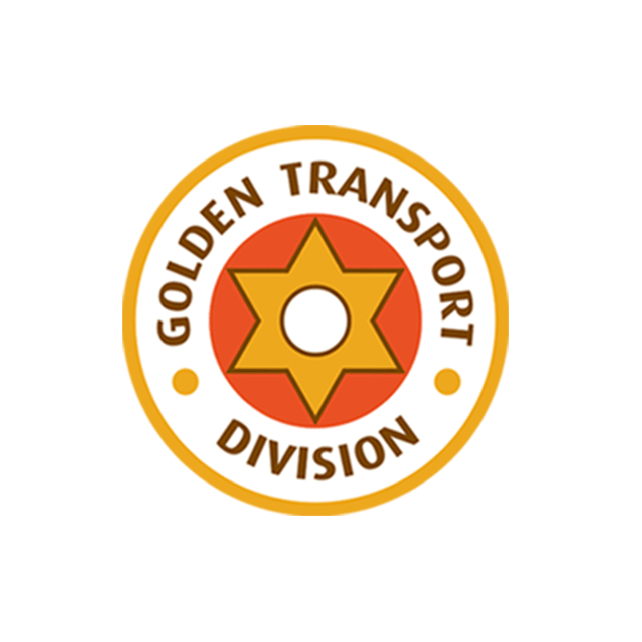 With Orange Circle Transportation Company Logo - Golden Transport Company | FMN