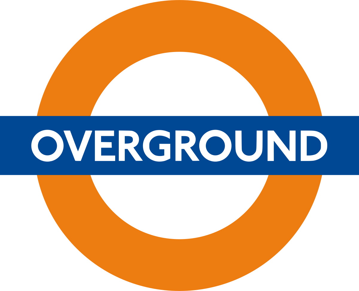 With Orange Circle Transportation Company Logo - London Overground