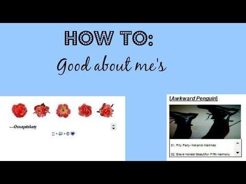About.me Cool Logo - How to: Cool about me on Quotev - YouTube