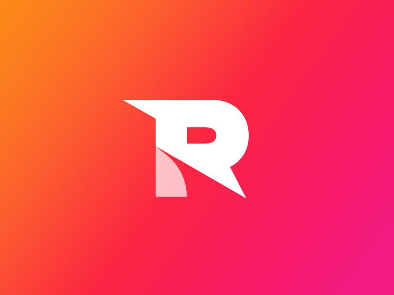 Orange R Logo - Minimalist Logo Designs