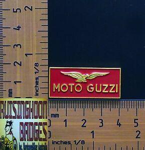 Red Rectangle Logo - Moto Guzzi Riders Red Rectangle Logo Badge / Lapel Pin | eBay