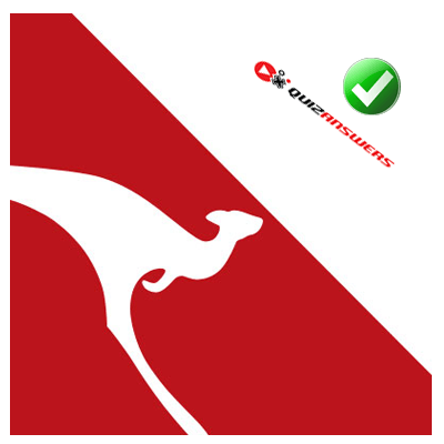 White with Red Triangle Kangaroo Logo - Kangaroo Red Triangle Logo - 2019 Logo Designs