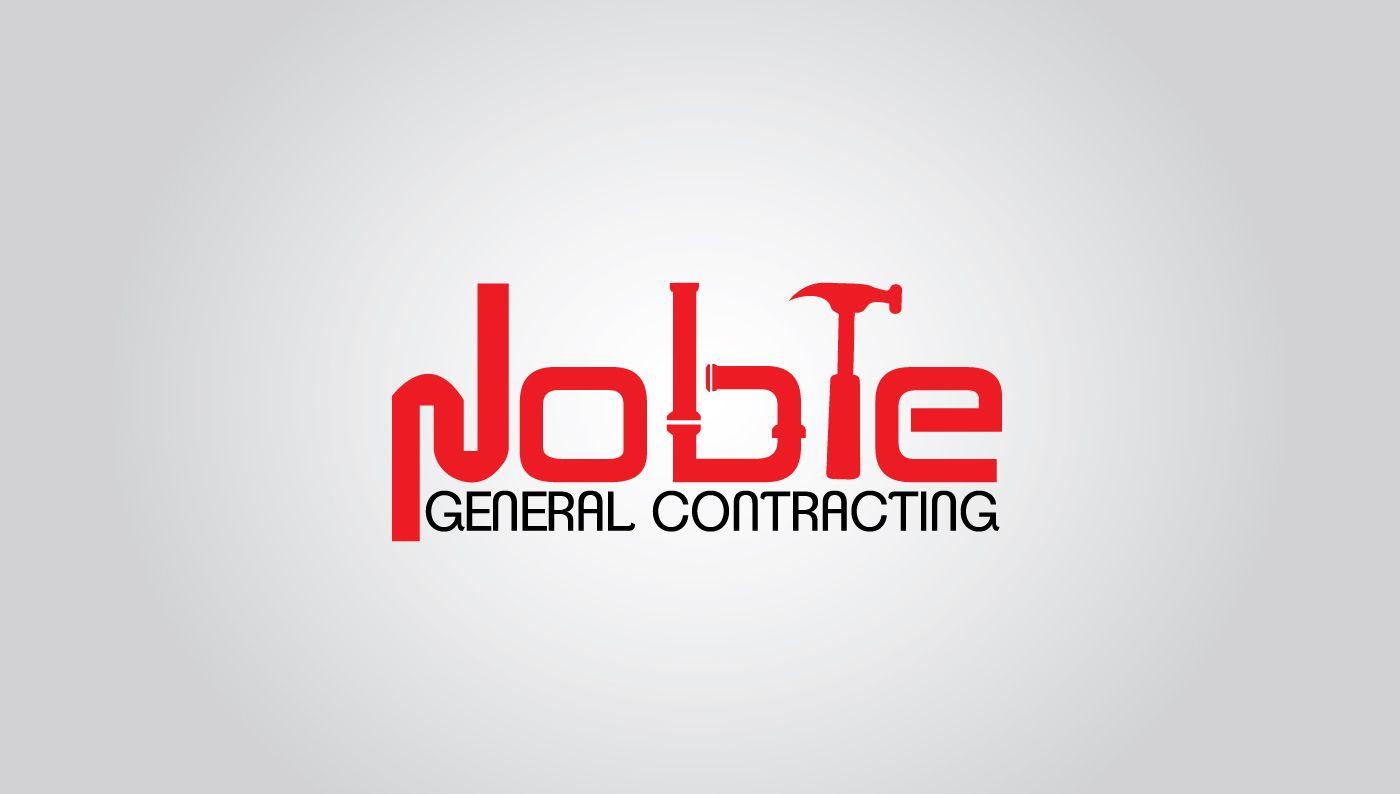 General Contractor Construction Company Logo - Bold, Masculine, Construction Company Logo Design for Noble General