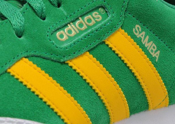 Green and Yellow Sports Logo - adidas Originals Samba Super