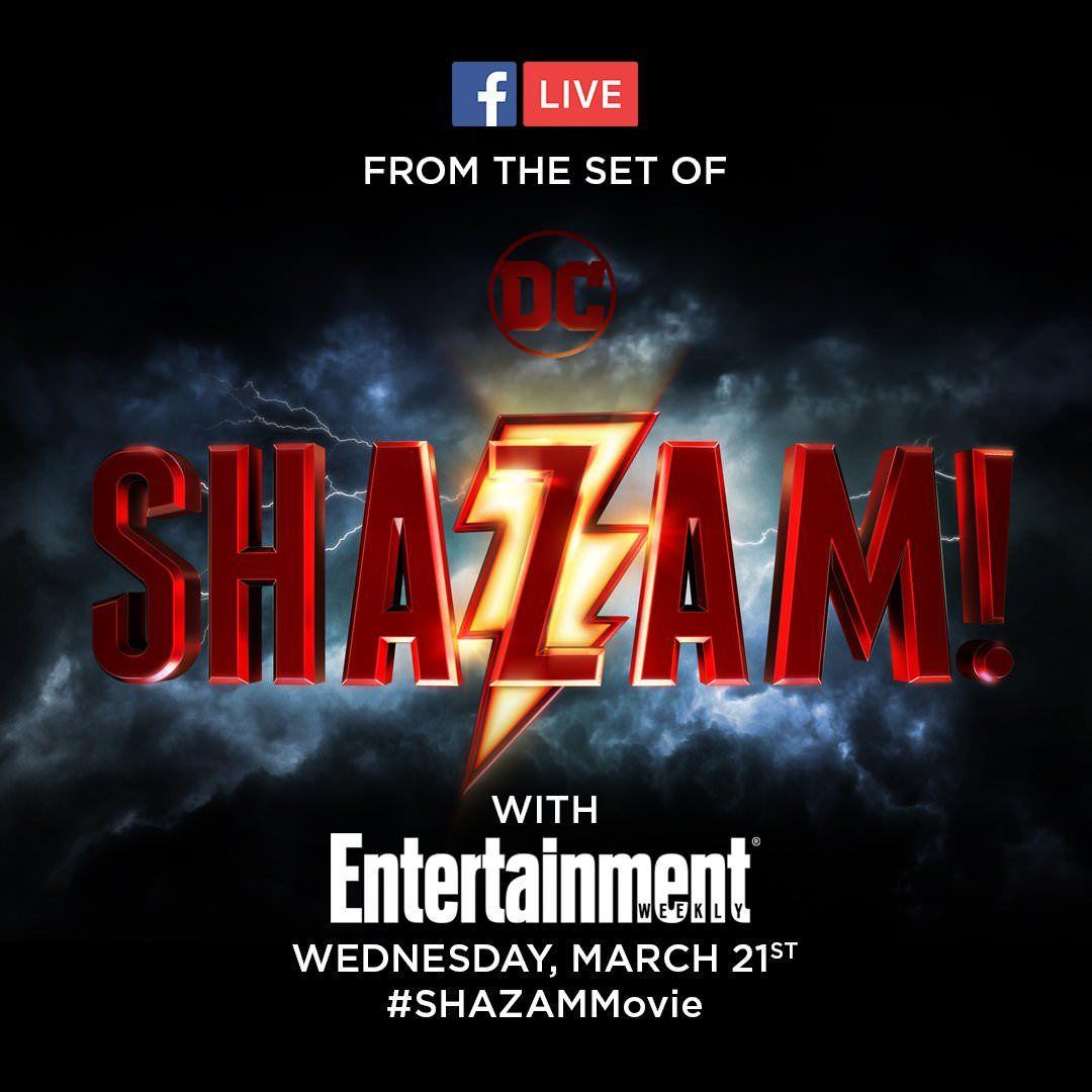 Movie Title Logo - Shazam! Movie Title Logo - First Look : comicbooks
