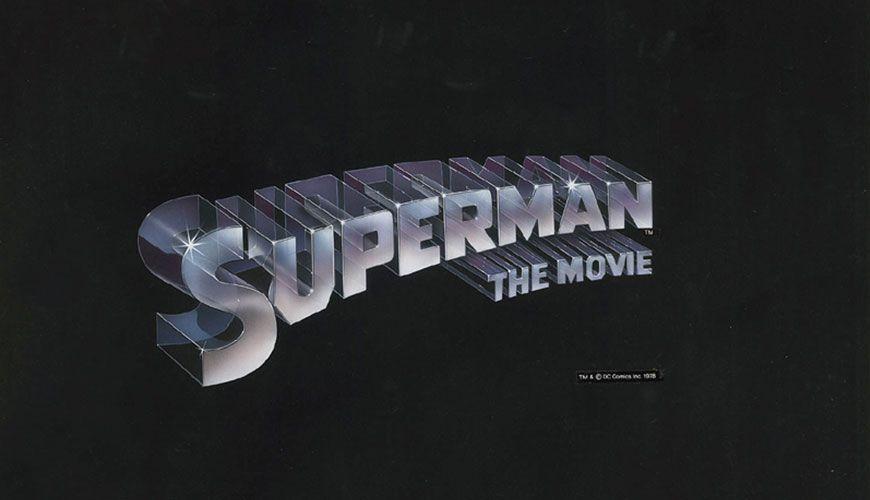 Movie Title Logo - Original Superman The Movie logo title color artwork used on the ...