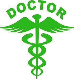 Dr Logo - Fusion 2 nos Reflective Green Doctor Decal/Sticker for Any Car ...