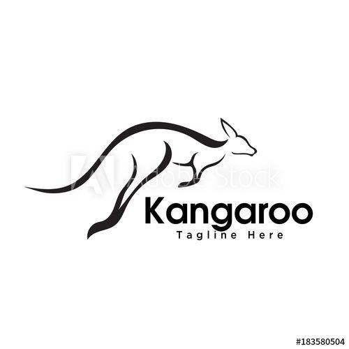 White with Red Triangle Kangaroo Logo - Red Triangle With Kangaroo Logo - #GolfClub