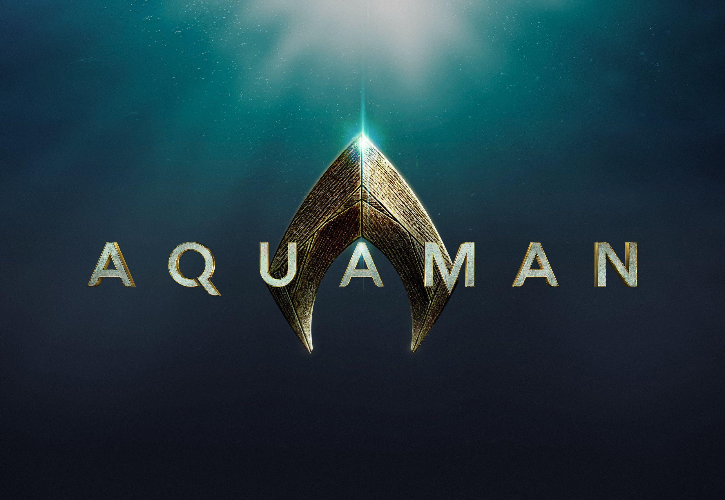 Movie Title Logo - Title Card For AQUAMAN Movie Revealed as the Film Starts Shooting