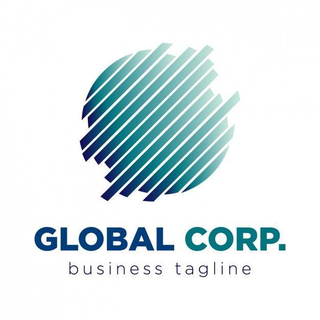 Global Company Logo - Global corporation logo Vector | Free Download